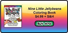 Nine Little Jellybeans Coloring Book - Buy Now